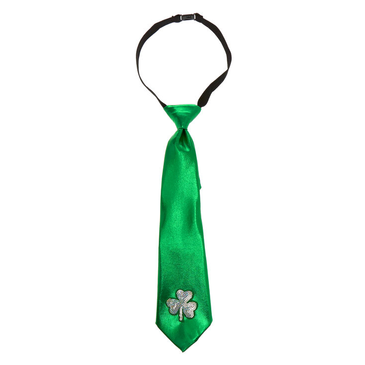 St. Patrick's Day Metallic Green Tie,