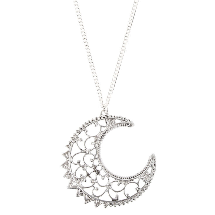 Half Moon Pendant Necklace,