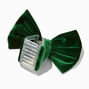 Green Velvet Bow Hair Claw,