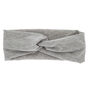 Wide Jersey Marled Headwrap - Gray,
