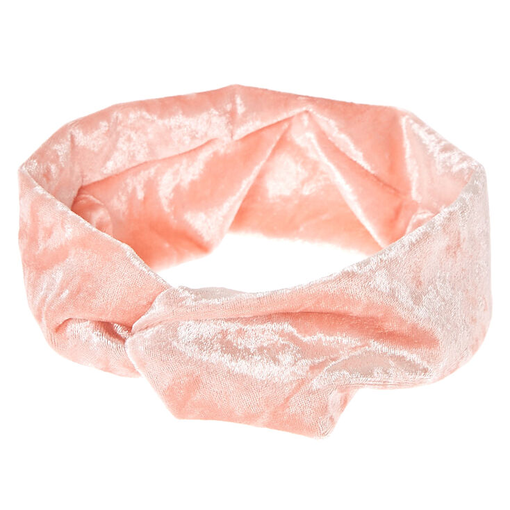 Pink Velvet Headwrap,