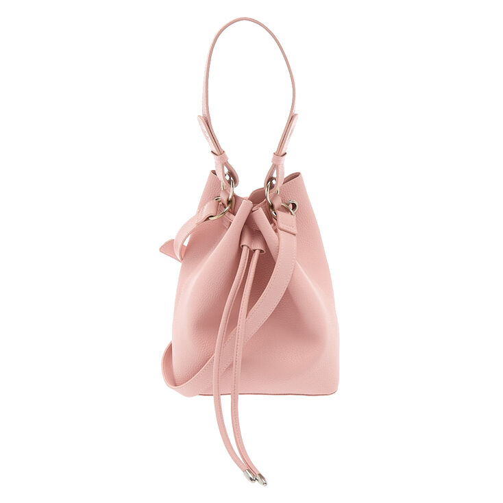 Bucket Crossbody Bag - Pink,