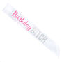Birthday B*tch Sash - White,