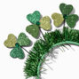 Glitter Shamrocks &amp; Tinsel Headband,