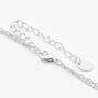 Silver Padlock Necklace, Earrings, &amp; Ring Set - 3 Pack,