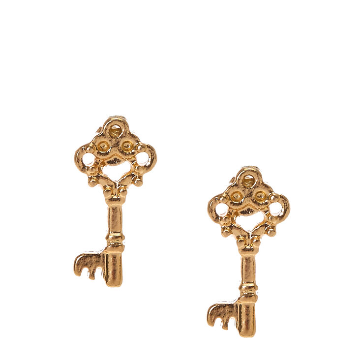 Gold Key Studs,