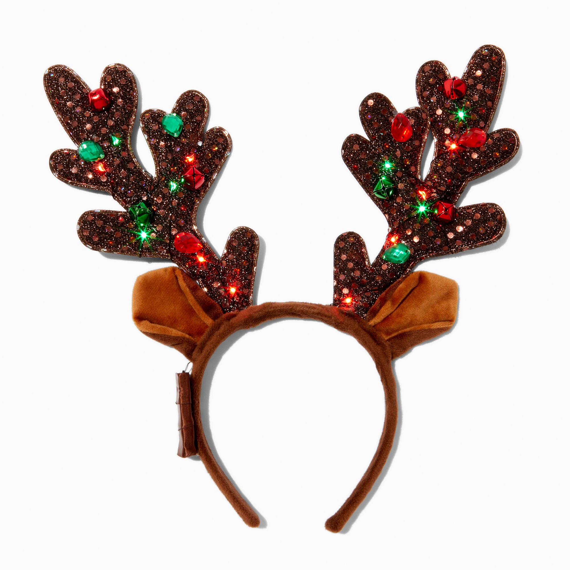 Reindeer Antlers Light Up Christmas Headband Icing US