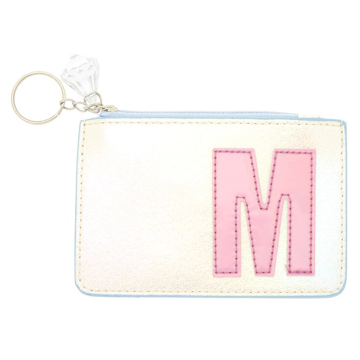 Pearlescent Initial Coin Purse - M,