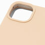 Solid Taupe Silicone Phone Case - Fits iPhone&reg; 13/14 Pro,