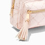 Blush Pink Status Icons Mini Backpack Keychain,