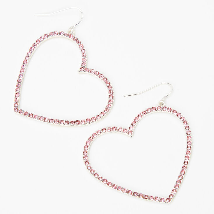 Cz Drop Valentines Day Heart Earring Kit - Jewelry Making Kit