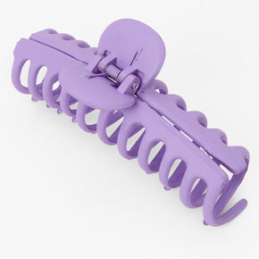 Large Matte Lilac Hair Claw,