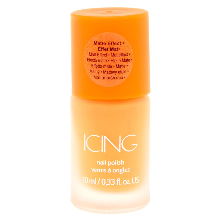 Orange Matte Nail Polish,