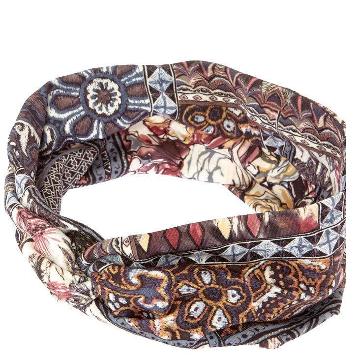 Stained Glass Wide Jersey Headwrap,