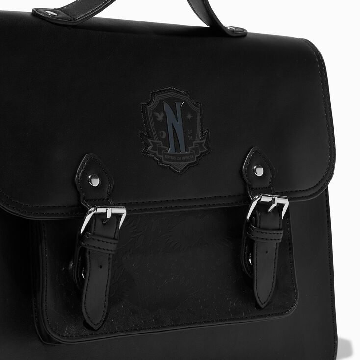 Wednesday&trade; Black Mini Satchel Backpack,