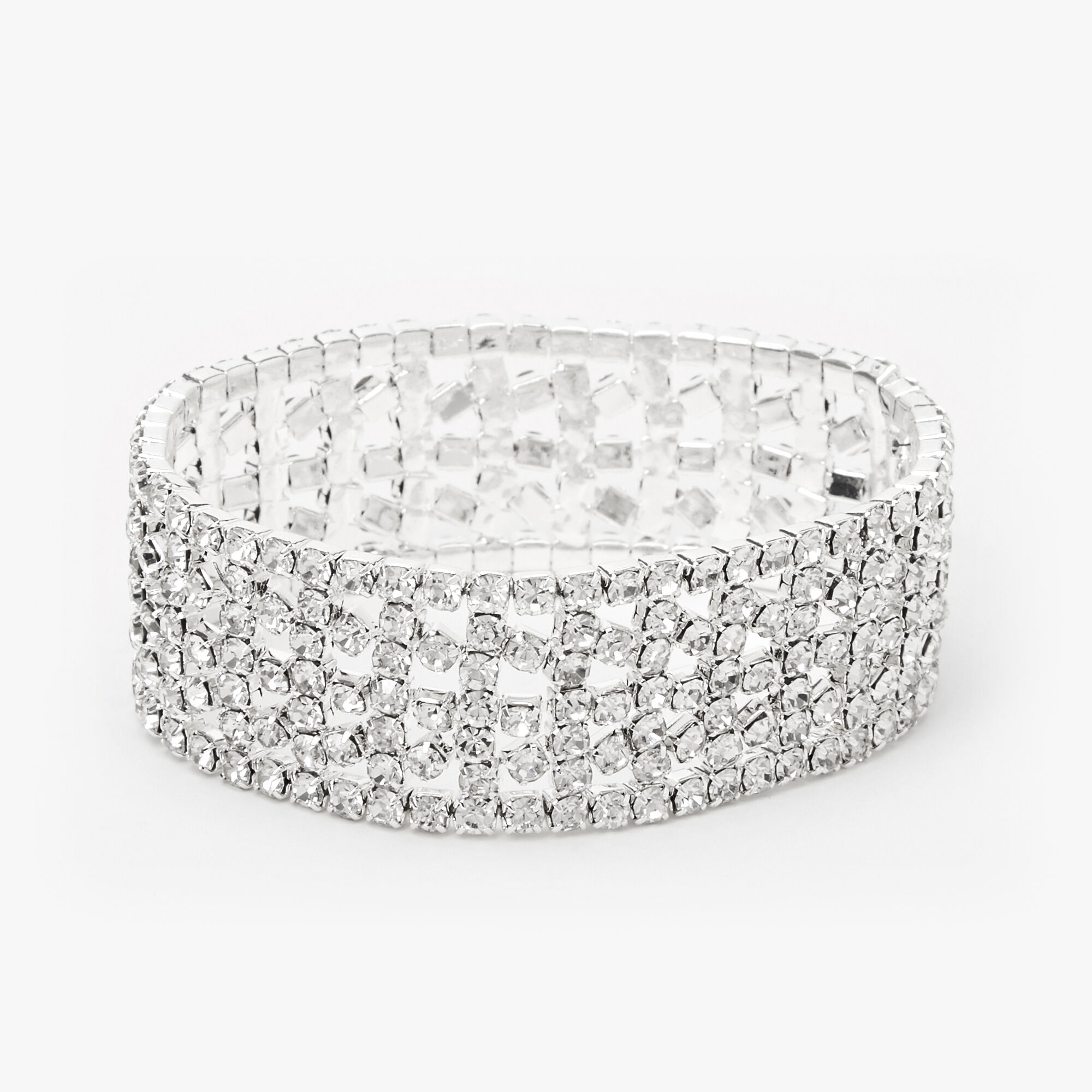Wide rhinestone bracelet new arrivals