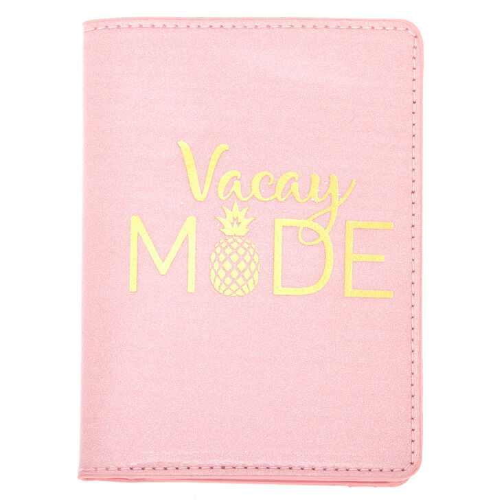 Vacay Mode Pineapple Passport Cover - Pink,