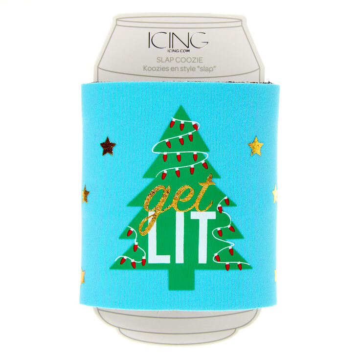 Get Lit Slap Drink Koozie - Blue,