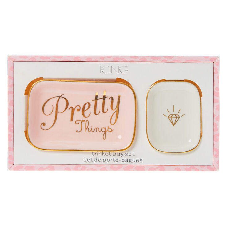 Pretty Things Trinket Tray Set - 2 Pack,