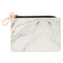 Marble Coin Purse - White,