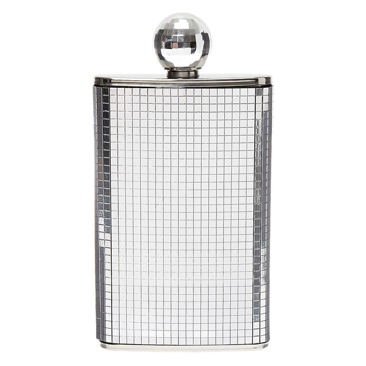 Disco Ball Flask - Silver,
