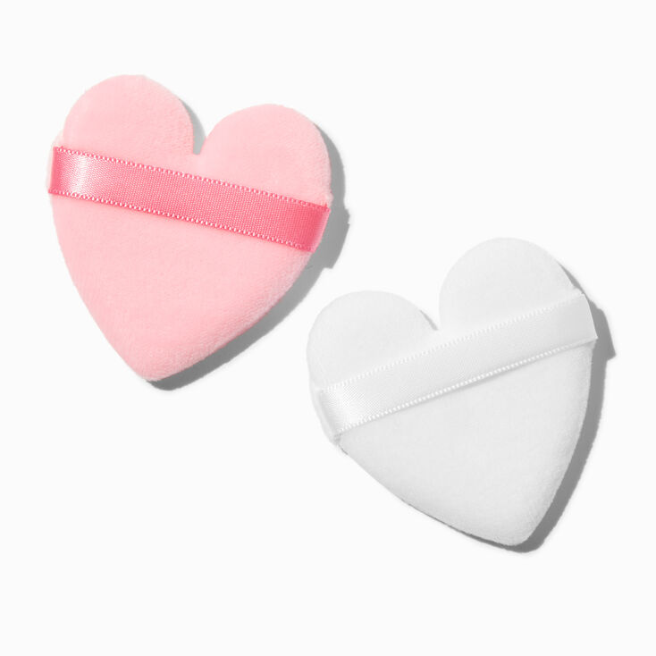 Makeup Heart Powder Puffs - 2 Pack,