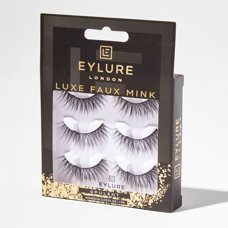 Eylure Luxe Faux Mink Eyelashes - Opulent &#40;3 pack&#41;,