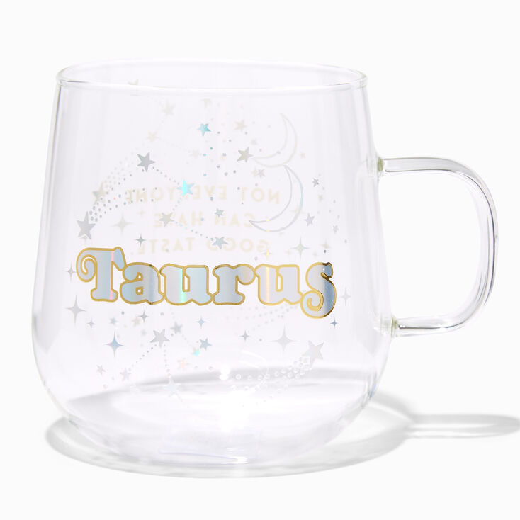 Zodiac Glass Mug - Taurus,