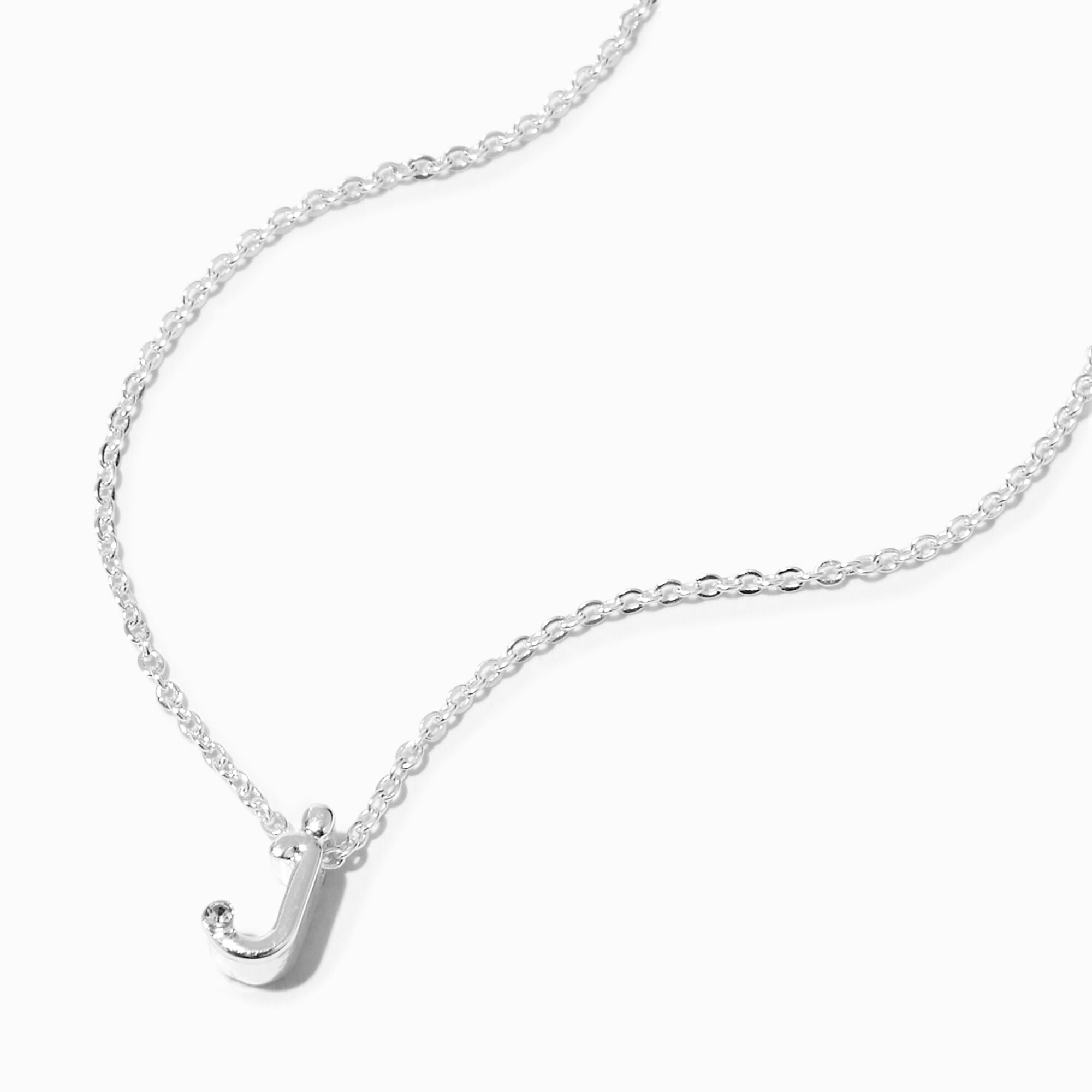 Silverworks necklace with letter pendant shop