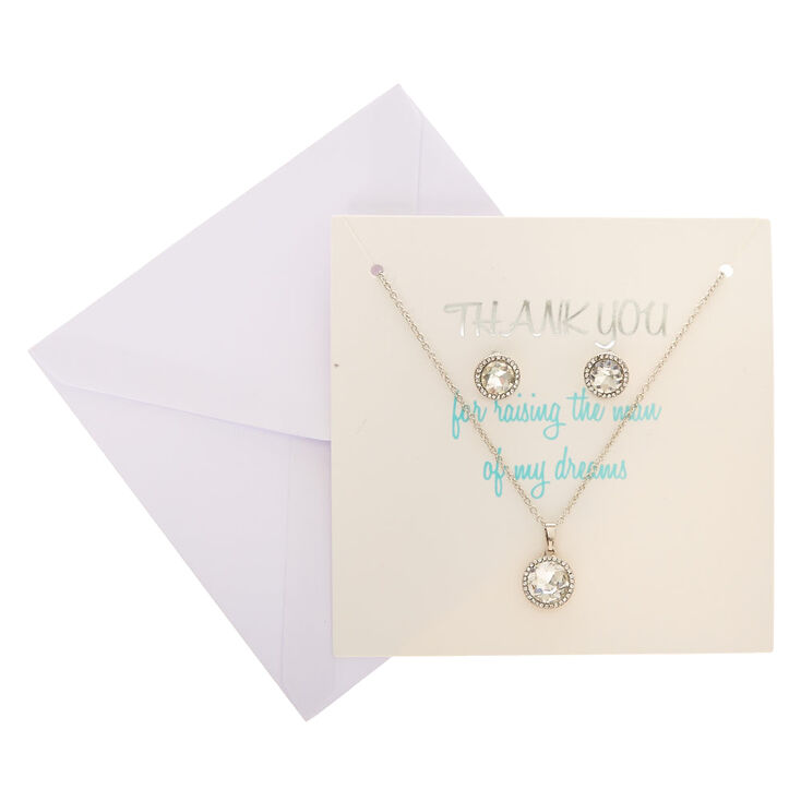 Thank You! For Raising The Man Of My Dreams Jewelry Set,