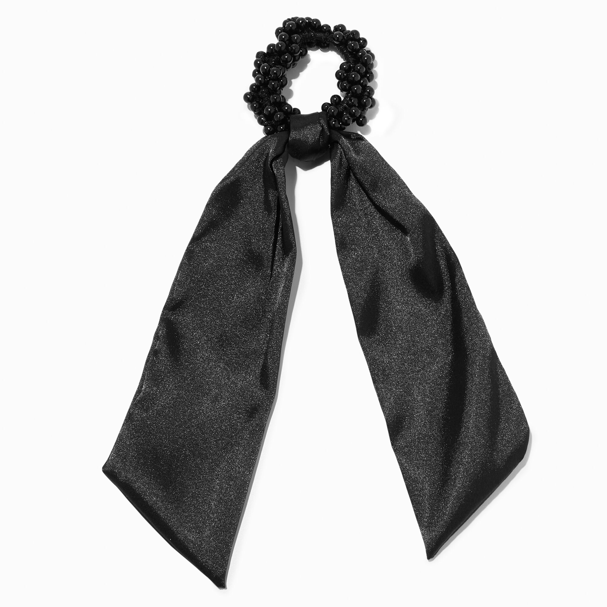 Black scarf scrunchie online