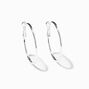Silver 40MM Hoop Earrings,