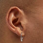 Sterling Silver 16MM Hinge Hoop Earrings,