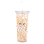 Miss to Mrs. Glitter Tumbler Cup - Rose Gold,