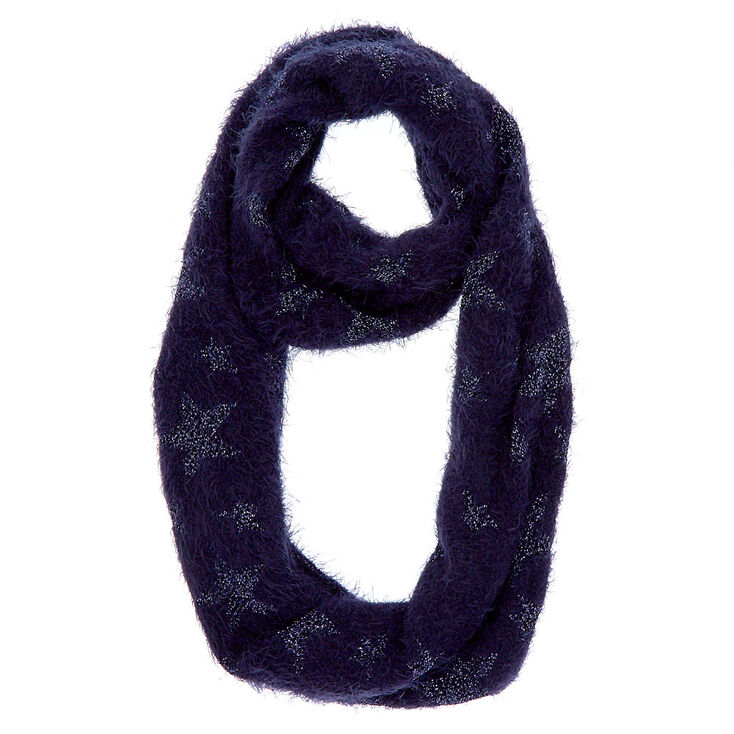 Stars Infinity Scarf - Navy,