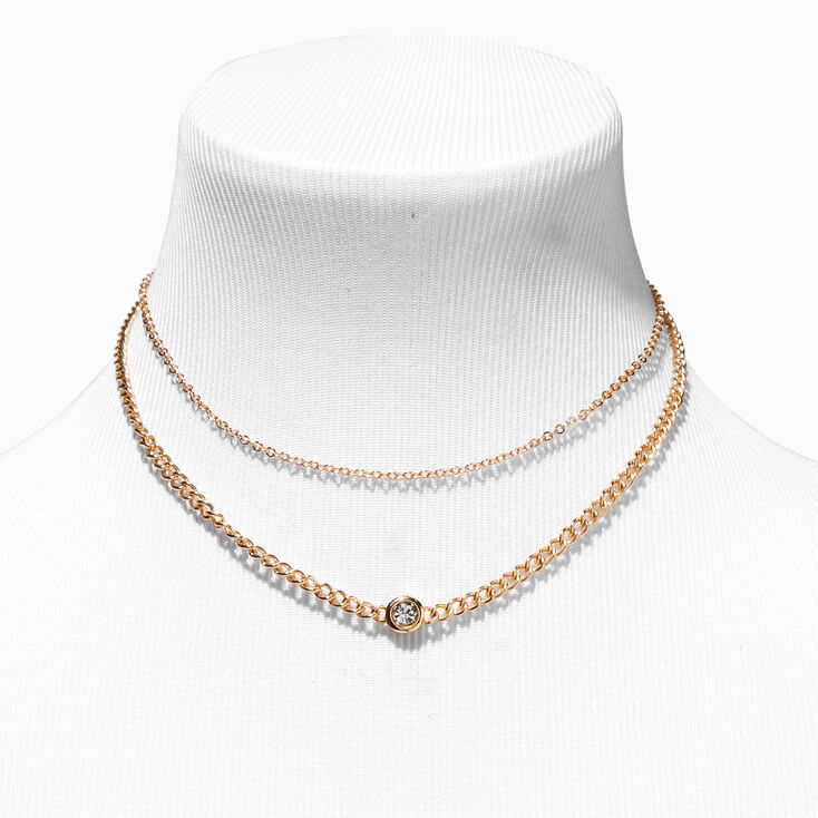 Gold Antique Coins Charm Necklace,