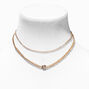 Gold Antique Coins Charm Necklace,