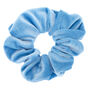 Medium Velvet Hair Scrunchie - Sky Blue,