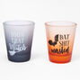100% That Witch & Bat Shit Wasted Shot Glass Set - 2 Pack,
