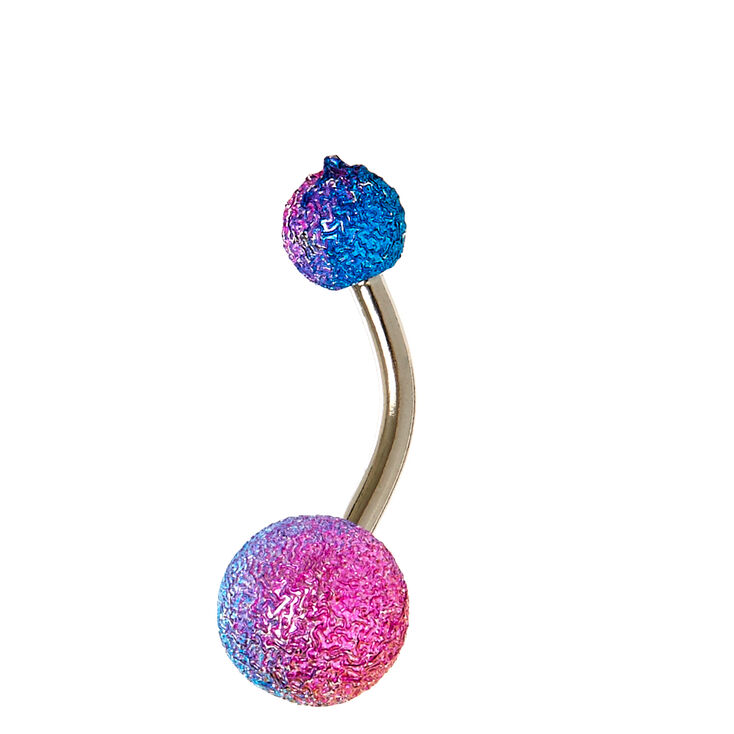 Rainbow Ombre Textured Belly Bar,