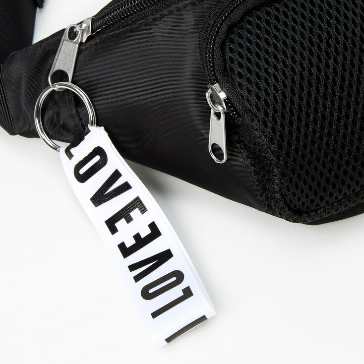 Solid Color Fanny Pack - Black,