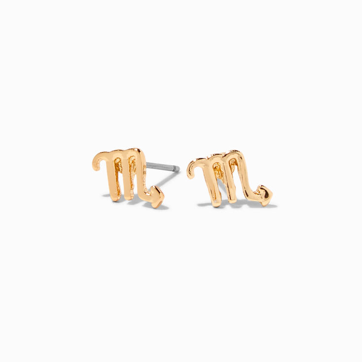 Rose Gold Crystal Double Triangle Stud Earrings,