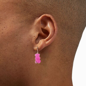 Pink Gummy Bears&reg; 0.5&quot; Drop Earrings,