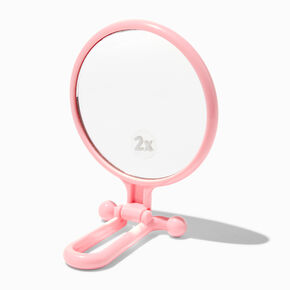 Pink Double Sided Magnifying Mirror,