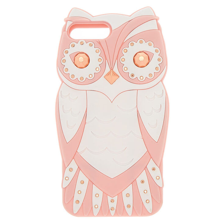 Pink Glam Owl Phone Case - Fits iPhone 6/7/8,