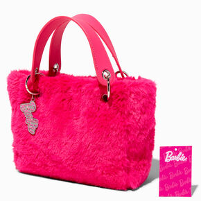 Barbie&trade; Pink Furry Tote Bag,