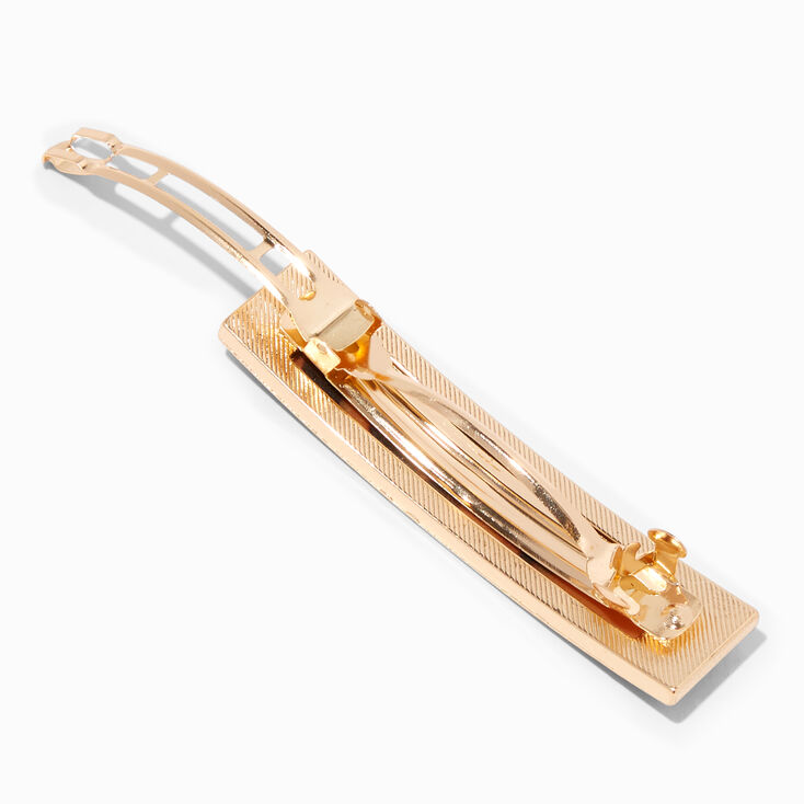 Natural Tortoiseshell Hair Barrette,