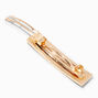 Natural Tortoiseshell Hair Barrette,