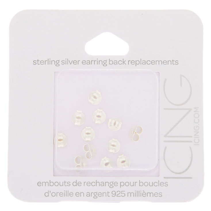 Mixed Metal Bullet Earring Backs - 12 Pack