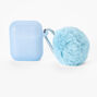 Pastel Blue Glitter Earbud Case Cover - Compatible with Apple AirPods&reg;,